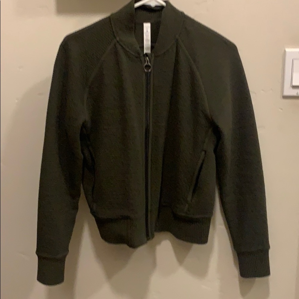 Olive green lululemon jacket